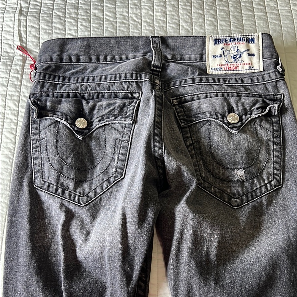 True Religion Men's Gray Jeans